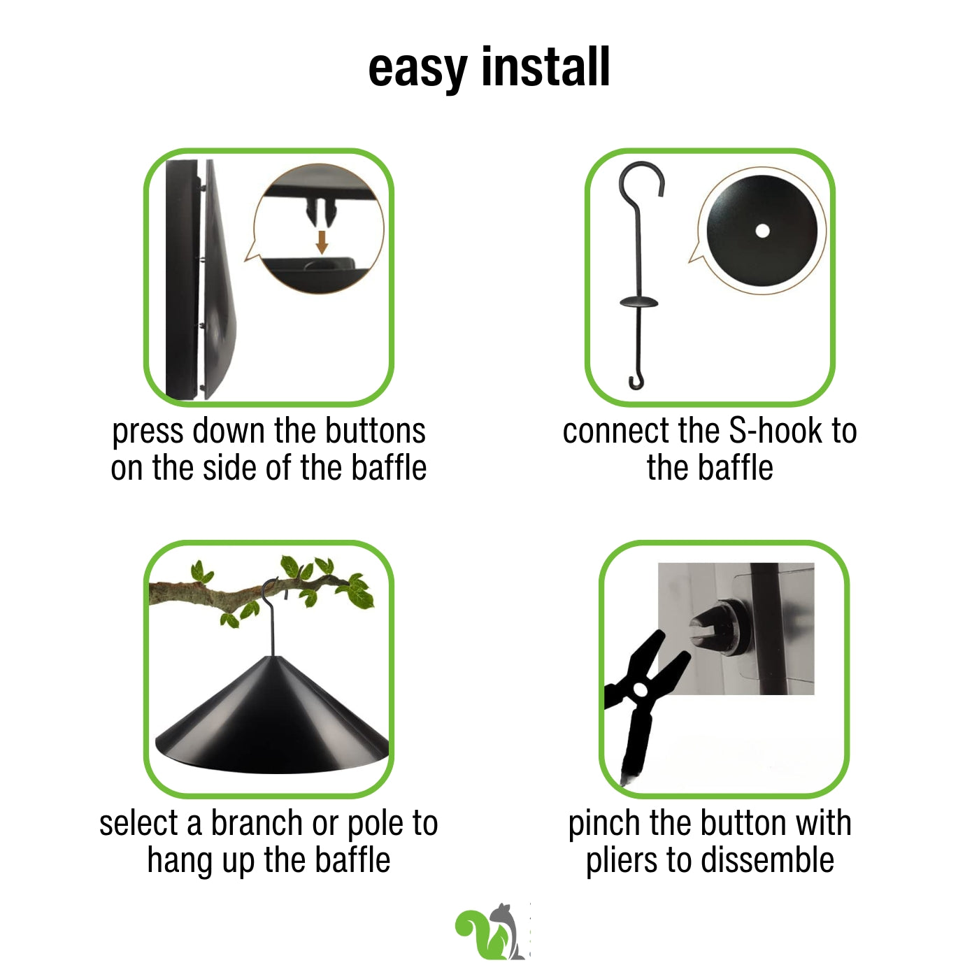 Tree Baffle with Hook
