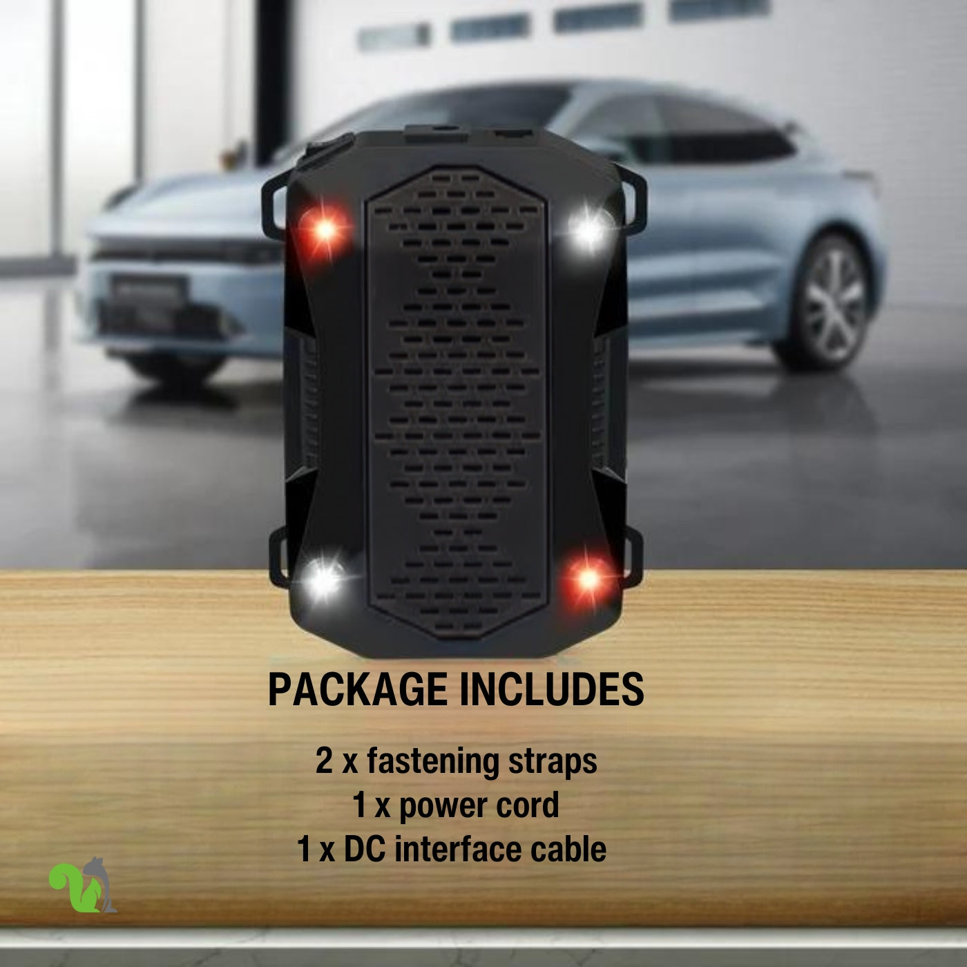 SquirrelGuard Vehicle Protector - Ultrasonic Car Squirrel Repeller