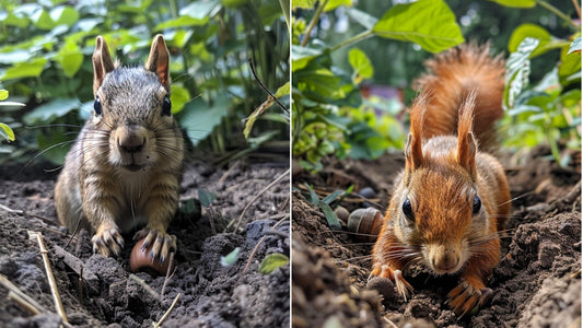 squirrels in garden