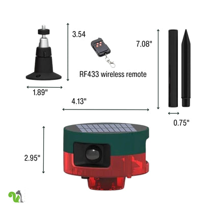 Motion-Activated Strobe Light for Squirrels